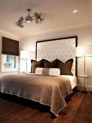 Slaapkamer USA in bruin wit kleur